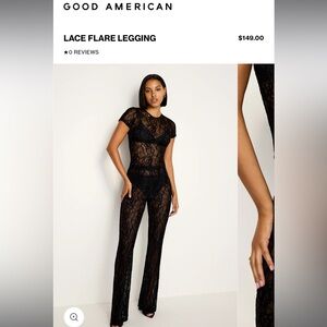 Good American Black Lace Set